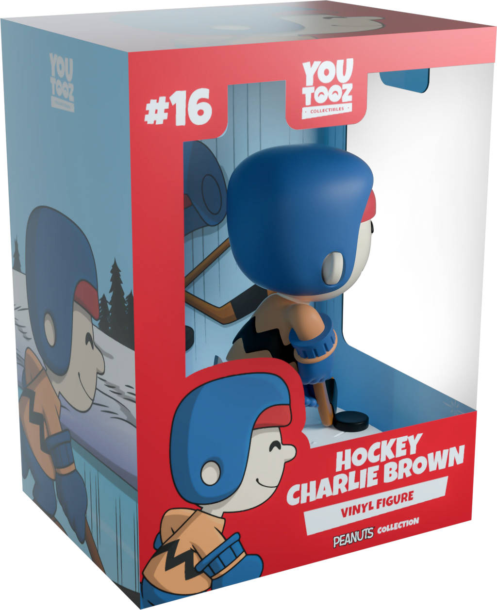 Peanuts - HOCKEY Charlie Brown Boxed Vinyl Figure by YouTooz Collectibles