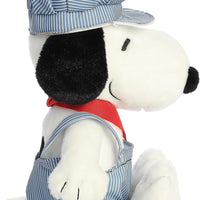 Peanuts  - Train Engineer SNOOPY Plush by Aurora