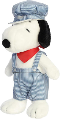 Peanuts  - Train Engineer SNOOPY Plush by Aurora