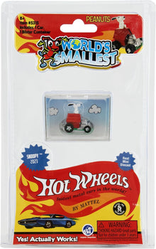 Peanuts - World's Smallest SNOOPY Red Baron Hot Wheels Car by Super Impulse