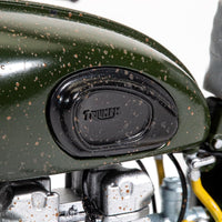 The Great Escape - Triumph TR6 Trophy Motorcycle (Weathered) 1:12 Scale Die-Cast Display Model by Corgi