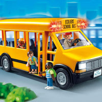 City Life - School Bus Vehicle Playset Building Set by Playmobil