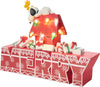 Peanuts - Snoopy & Woodstock MERRY Lighted Resin Figurine by Precious Moments Inc.