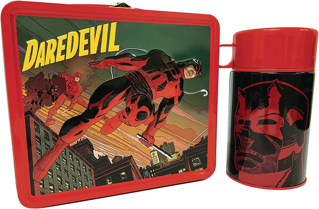 Marvel - DAREDEVIL Retro Style Metal Lunch Box & Beverage Container