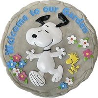 Peanuts - SNOOPY Welcome Decorative Garden Stepping Stone by Spoontiques, Inc.