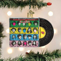Rolling Stones - Some Girls Glitter Album Cover GLASS Ornament by OWC