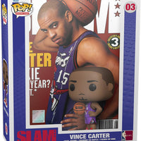 NBA Cover - SLAM:  VINCE CARTER Funko Pop! Vinyl Figure in Slam Magazine NBA Book Cover Hard Shell Case