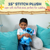 Disney Lilo & Stitch - STITCH Large 15" Classic Plush Animal by Kids Preferred