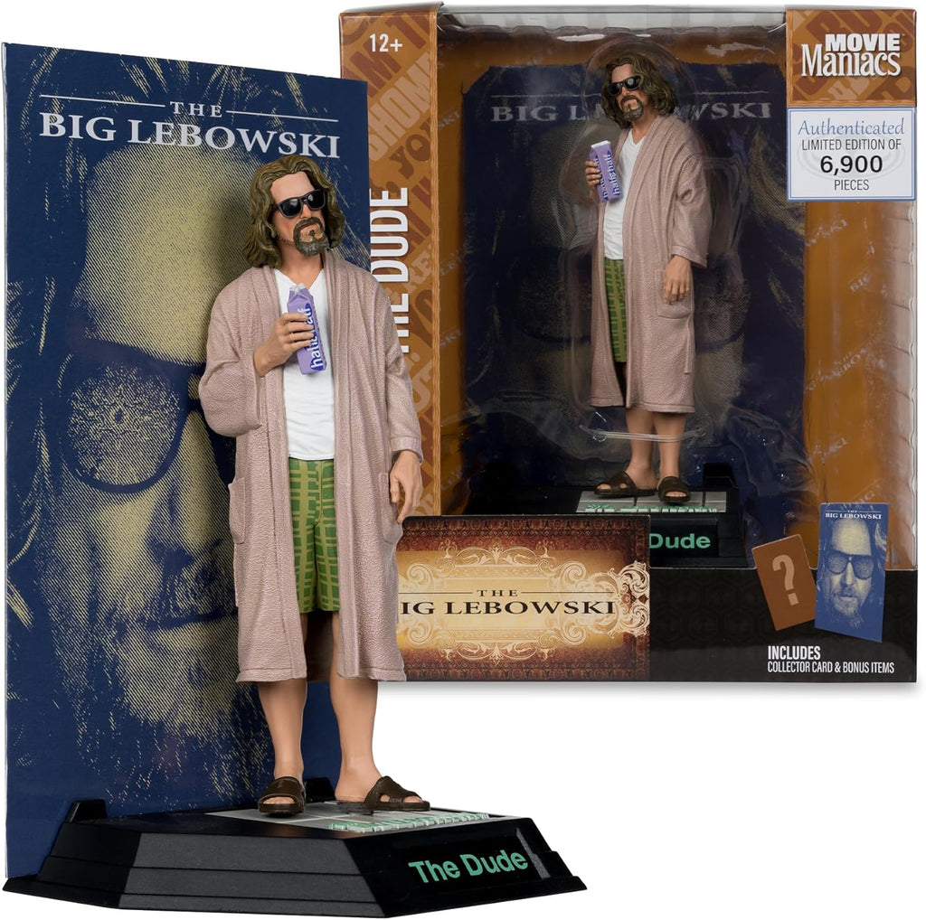 The Big Lebowski -  Movie Maniacs The "DUDE" 6-inch Posed Boxed Figure by McFarlane Toys