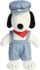 Peanuts  - Train Engineer SNOOPY Plush by Aurora