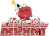 Peanuts - Snoopy & Woodstock MERRY Lighted Resin Figurine by Precious Moments Inc.