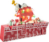 Peanuts - Snoopy & Woodstock MERRY Lighted Resin Figurine by Precious Moments Inc.