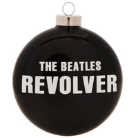 Beatles - Revolver Album Cover round GLASS Ornament by Kat & Annie