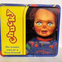 Child's Play - Chucky Retro Style Metal Lunch Box & Beverage Container