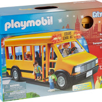 City Life - School Bus Vehicle Playset Building Set by Playmobil