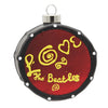 Beatles - Love Drum GLASS Ornament by Kat & Annie