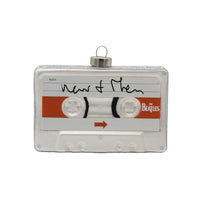 Beatles - Now & Then MixTape GLASS Ornament by Kat & Annie