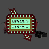 Beetlejuice - Graveyard Sign Crossbody Bag by LOUNGEFLY