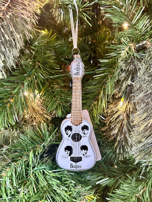 Beatles - Iconic Guitar GLASS Ornament by Kat & Annie