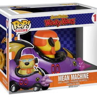 Hanna Barbera Wacky Races - Mean Machine & Muttley POP! Ridez Vinyl Set