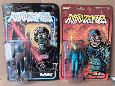 Astro Zombies - Astro Zombie (Teal/Blue) & (Black/Silver) set of 2-pcs 3 3/4