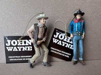 John Wayne - JOHN WAYNE set of 2 Ornaments by Kurt Adler Inc.