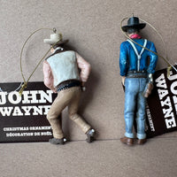 John Wayne - JOHN WAYNE set of 2 Ornaments by Kurt Adler Inc.