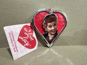 I Love Lucy  - Lucy in Metal Heart Ornament by Kurt Adler Inc.