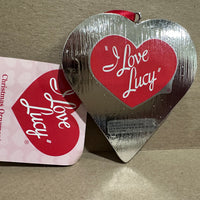 I Love Lucy  - Lucy in Metal Heart Ornament by Kurt Adler Inc.