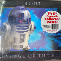 Star Wars - R2 - D2 8" x 10" Hologram Lenticular Frameable Collector Poster