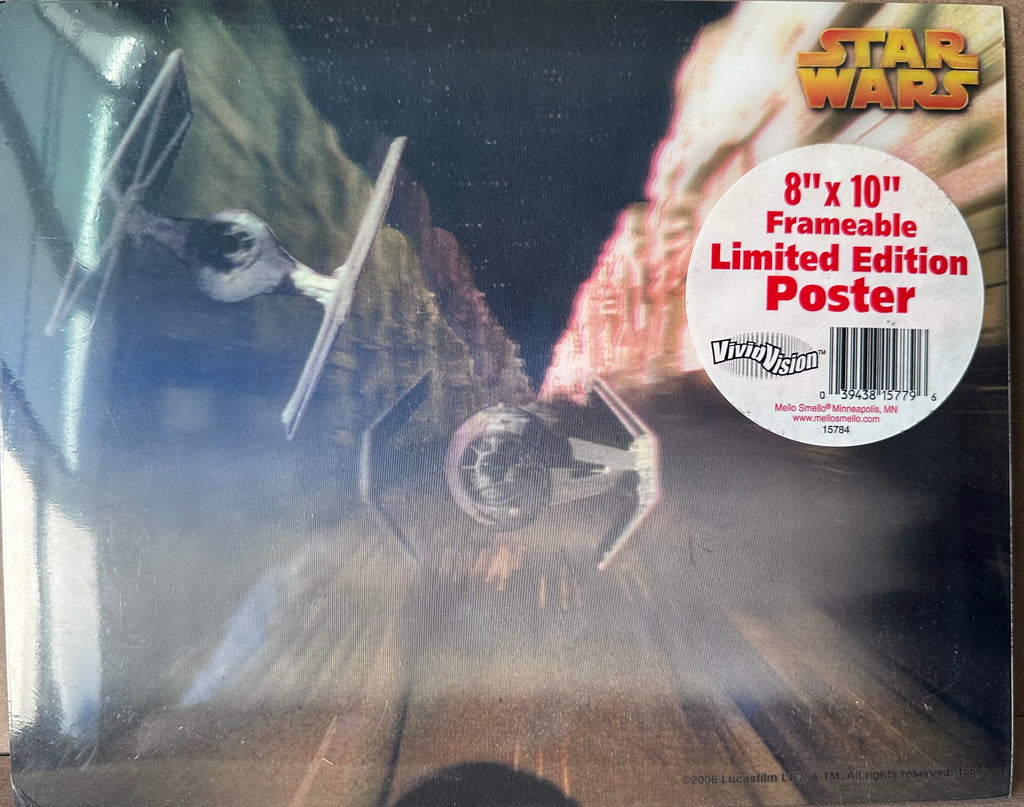 Star Wars - TIE FIGHTER 8" x 10" Hologram Lenticular Frameable Collector Poster