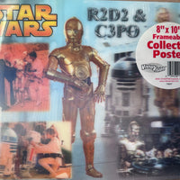 Star Wars - R2D2 & C3PO 8" x 10" Hologram Lenticular Frameable Collector Poster