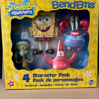 SpongeBob Squarepants -  4-pk Bend-Ems Boxed Set