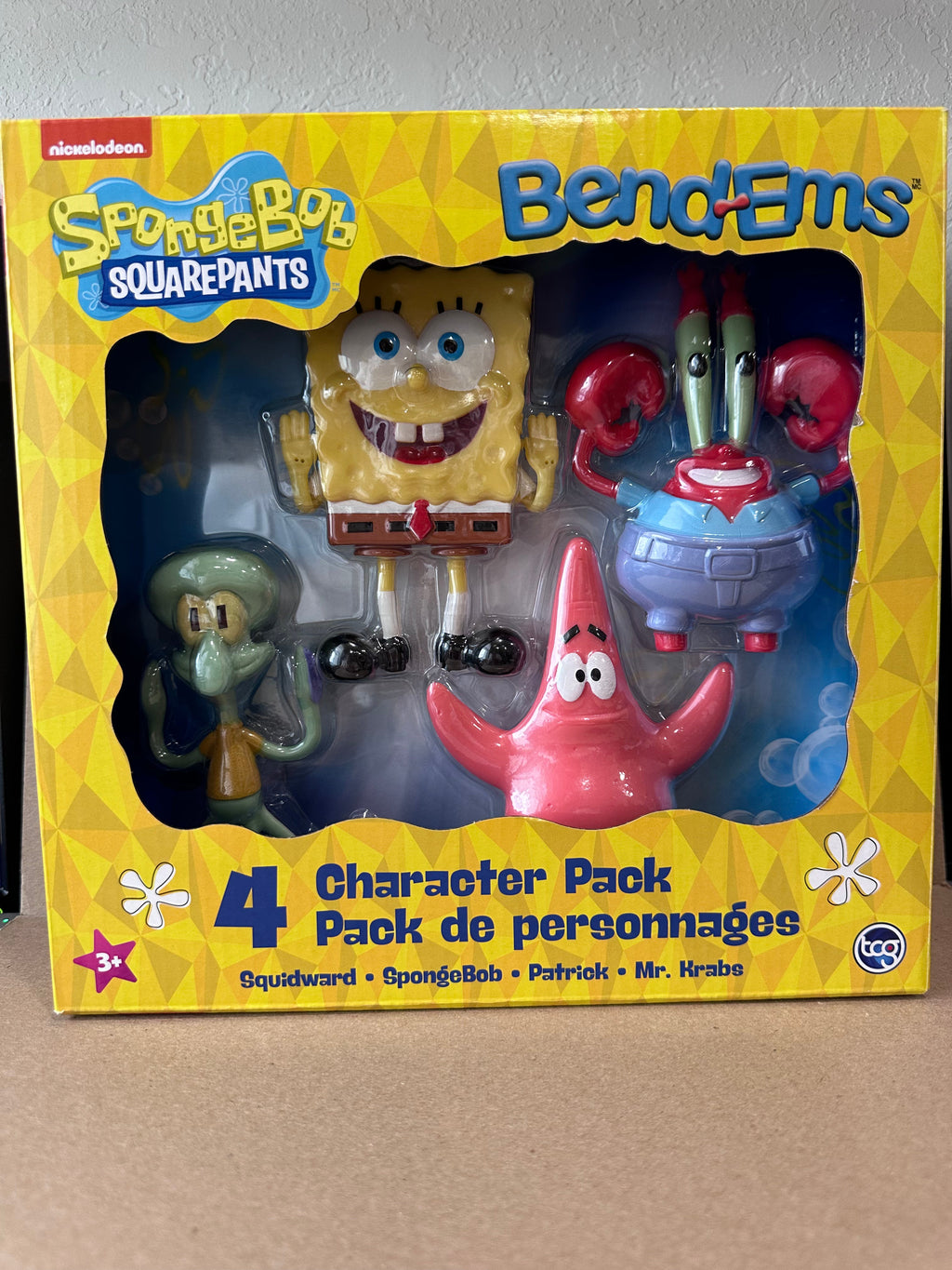 SpongeBob Squarepants -  4-pk Bend-Ems Boxed Set