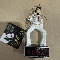 Elvis Presley - Elvis on Base with Microphone in Jumpsuit  Ornament by Kurt Adler Inc.