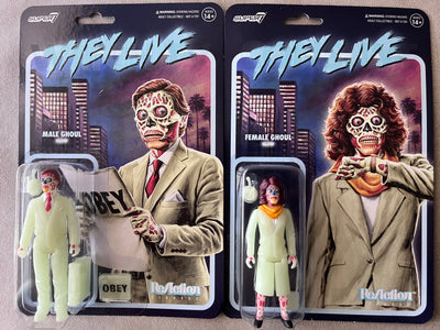 They Live - GLOW IN THE DARK Male Ghoul and Female Ghoul Set of 2 pcs 3 3/3