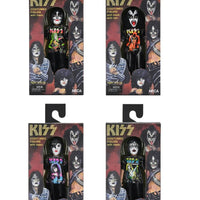 KISS BAND - Ben Cooper Costume Set of 4-pc Clothed Figures by NECA