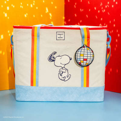 Peanuts - Snoopy's Disco Party Dual Compartment Tote Cooler Bag by Igloo Coolers
