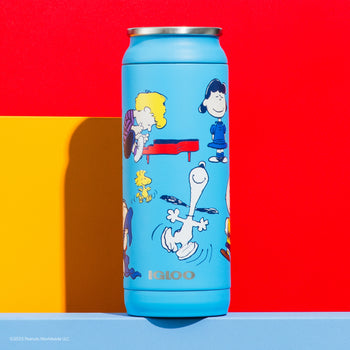 Peanuts - Gang Dancing 16 Oz Stainless Steel Can Tumbler by Igloo Coolers