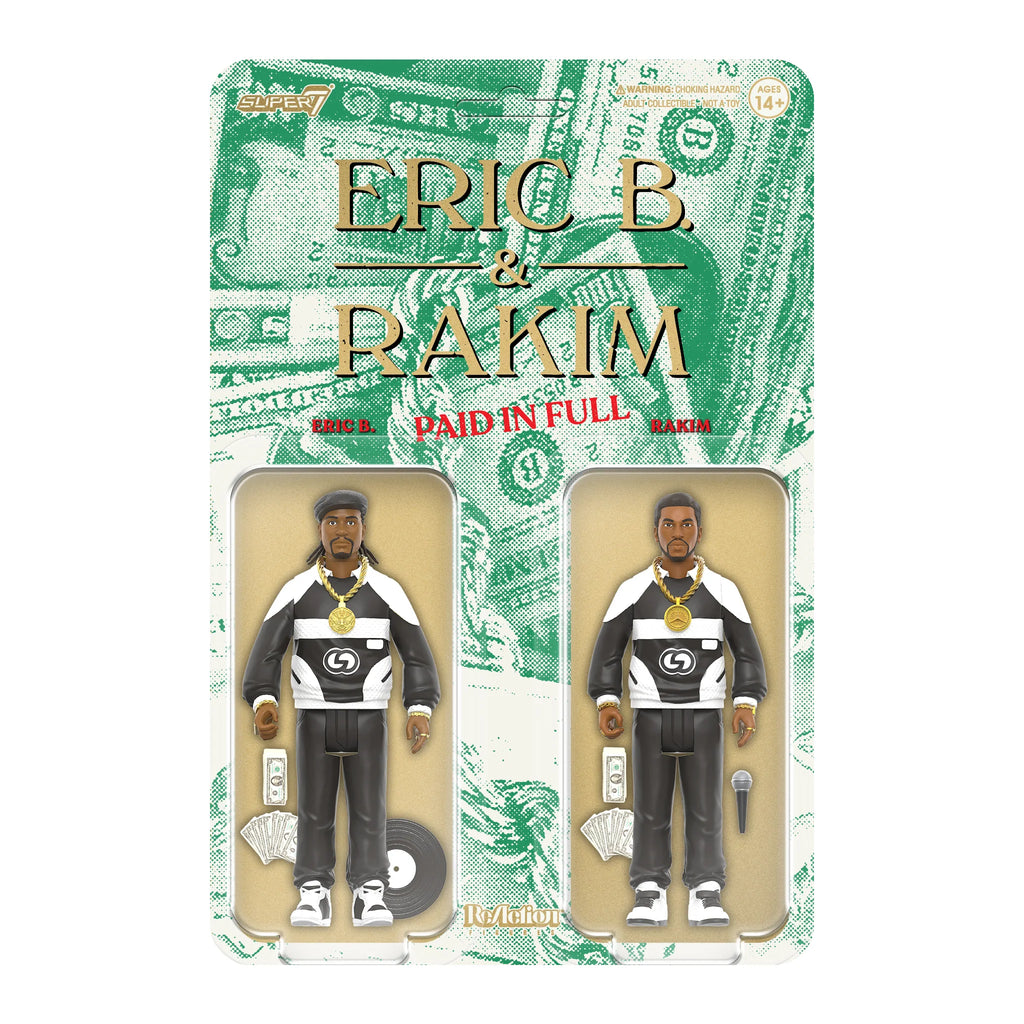 Eric B. & Rakim -  Hip Hop 2 pack 3 3/4" ReAction Figures by Super 7