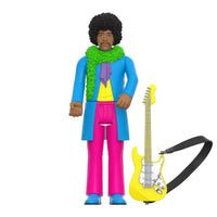 Jimi Hendrix - Are You Experienced  (Blacklight) 3 3/4" ReAction Figure by Super 7