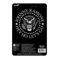 The Ramones - JOHNNY Ramone White Shirt 3 3/4" ReAction Figure by Super 7