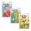 Richard Scarry's BUSY WORLD - Huckle Cat, Bananas Gorilla, and Hilda Hippo Set of 3-pieces Reaction Figures by Super 7