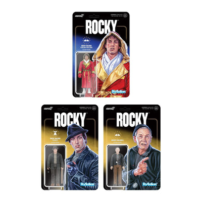 Rocky - Rocky Wave III Set of 3 pieces Reaction Figures by Super 7