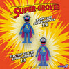 Sesame Street -Super Grover SDCC Exclusive 3 3/4" ReAction Figure by Super 7