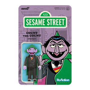 Sesame Street -Count Von Count 3 3/4" ReAction Figure by Super 7