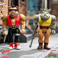 TMNT - Weird Pizza to Go (Cartoon) Set of 4-pieces Reaction Figures by Super 7