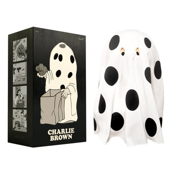 Peanuts -Charlie Brown (Ghost Sheet) Premium Supersize Vinyl Figure by Super 7