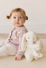 Snuggle Bunnies  - Frankie the Hugging Bunny - Marshmallow Premium Plush by Jamie Kay Co.