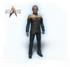 Star Trek - La serie original Cpt de tela retro. Figura de acción de Kirk de Diamond Select